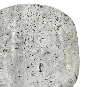 Elegant Grey Travertine Soap Dish for Stylish Bathrooms