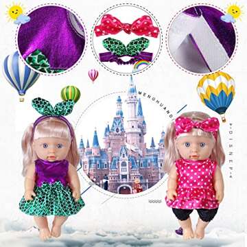 WONDOLL Baby Doll Clothes Set for Girls