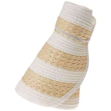 Vince Camuto Women's Straw Visor for Stylish Sun Protection