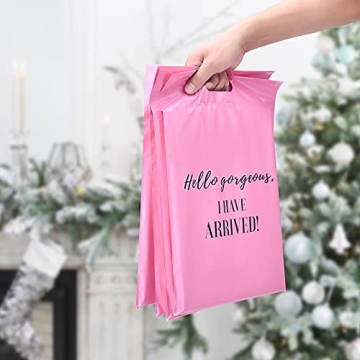 50 Poly Mailers with Thank You Cards for Small Business