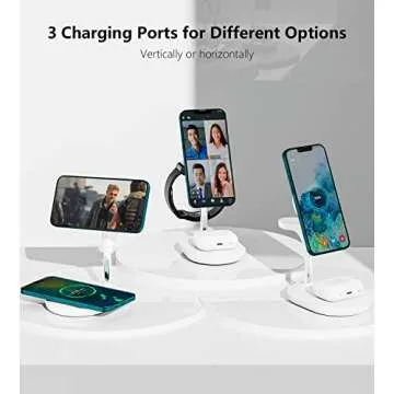 3 in 1 Fast Wireless Charger for Apple Devices