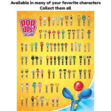 Pop Ups! Baseball Lollipop Holder - 12 Lollipops with Cases - Individually Wrapped Candy Party Favors - Baseball Candy - Bulk Set of 12