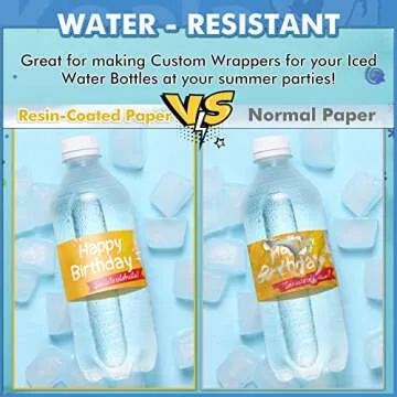 Koala Photo Paper 8.5 x 11 In Glossy Photo Printer Paper for Inkjet Printer Water-Resistant 100 Sheets 200gsm for Everyday Use