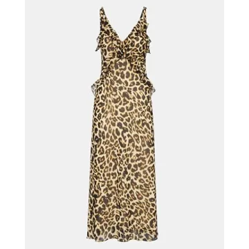 Steve Madden Adalina Dress - Chic Brown Satin Elegance