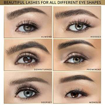 Magnetic Eyelashes Kit - 10 Pairs of Natural Look Lashes