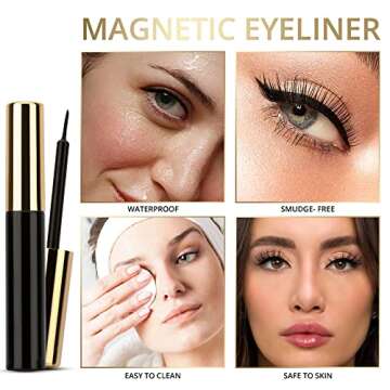 Magnetic Eyelashes Kit with Magnetic Eyeliner