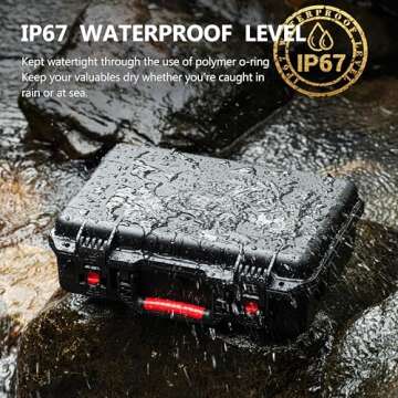 STARTRC Avata 2 Case,Waterproof Carrying Hard Case for DJI Avata 2 Fly More Combo with DJI Goggles 3/RC Motion 3/FPV Remote Controller 3,Battery Charging Hub,FPV Drone