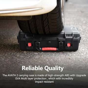 STARTRC Avata 2 Case,Waterproof Carrying Hard Case for DJI Avata 2 Fly More Combo with DJI Goggles 3/RC Motion 3/FPV Remote Controller 3,Battery Charging Hub,FPV Drone