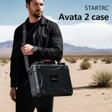 STARTRC Avata 2 Case,Waterproof Carrying Hard Case for DJI Avata 2 Fly More Combo with DJI Goggles 3/RC Motion 3/FPV Remote Controller 3,Battery Charging Hub,FPV Drone