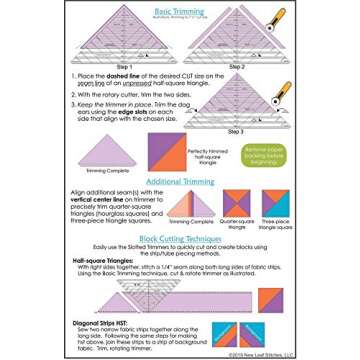 New Leaf Stitches *Large* Slotted Trimmers A2 and B2 Bundle