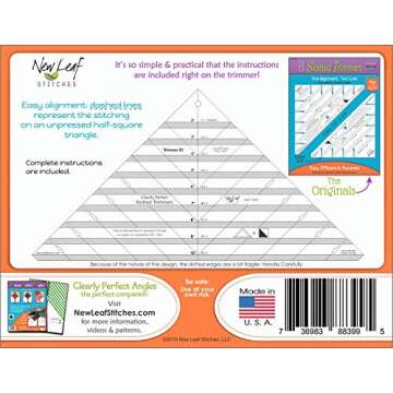 New Leaf Stitches *Large* Slotted Trimmers A2 and B2 Bundle