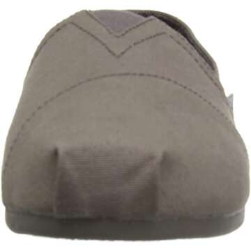 Skechers Women's Bobs Plush-Peace & Love Ballet Flat, Charcoal, 7.5 M US