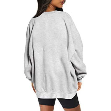 Cute Bear Graphic Oversized Sweatshirt for Women
