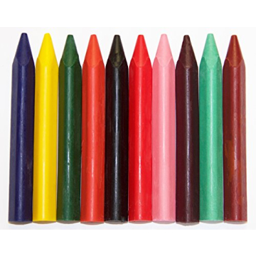 Eco-Kids 4282-10pk Eco-Crayon Sticks for Safe Creativity