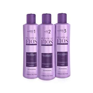 Plastica Dos Fios - Brazilian Keratin Hair Smoothing System Anti Frizz Active, Anti Residue Shampoo ...