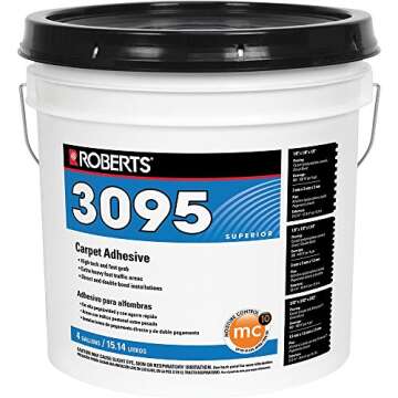 Roberts 4-gal. Superior Fast Grab Carpet Glue Adhesive - Heavy Duty Installation