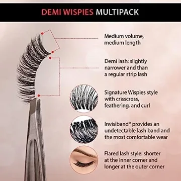 Ardell Demi Wispies: Feathered Lash Multipack, 6 Pairs
