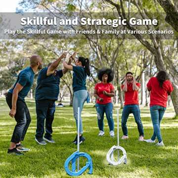 SpeedArmis Horseshoes Game Set for Outdoor Fun