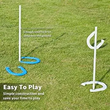 SpeedArmis Horseshoes Game Set for Outdoor Fun