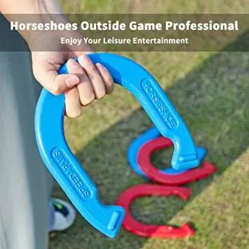 SpeedArmis Horseshoes Game Set for Outdoor Fun