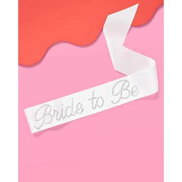 xo, Fetti Rhinestone Bride To Be Sash | Bachelorette Party Decorations, Bridal Shower Gift, Bridesma...