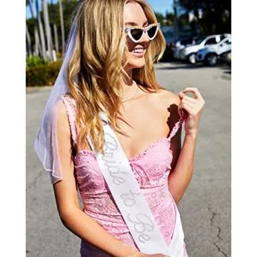 xo, Fetti Rhinestone Bride To Be Sash for Bridal Events