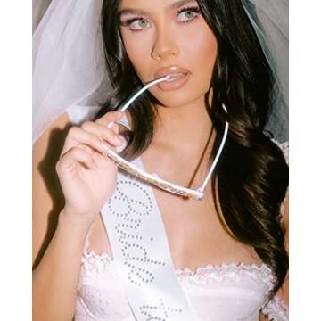 xo, Fetti Rhinestone Bride To Be Sash | Bachelorette Party Decorations, Bridal Shower Gift, Bridesmaid Favors