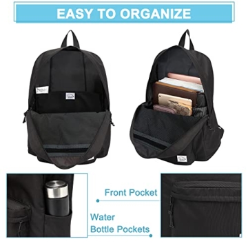 VASCHY Lightweight School Backpack Stylish Durable Daypack