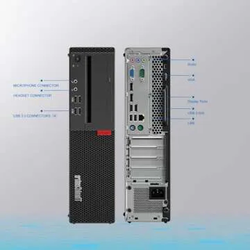 Lenovo ThinkCentre M710S Desktop, Intel Core i3, 16GB RAM
