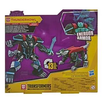 Transformers Bumblebee Cyberverse Adventures Ultra Class Thunderhowl Action Figure, Energon Armor Power Up, for Kids Ages 6 and Up, 6.75-inch
