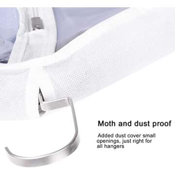 3 PCS Garment Bags,Garment Bags For Hanging Clothes,Clear Dance Garment Bags For Dancers,Dance Costume Bag,Dance Competition Bag For Girls,Garment Bags For Travel Storage.Garment Bag For Kids Adults