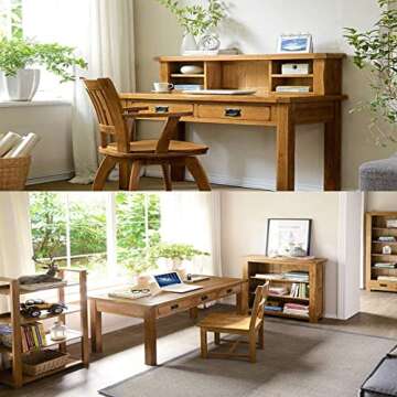 6pcs Vintage Antique Bronze Drawer Ring Pull Handles Knobs Hardware for Dresser Cabinet Door Furniture Drawers Bronze Hand Mission Hardware (6, Black)