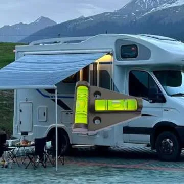 ZUJHPYMI 4Pcs Magnetic T Type RV Levelers, RV Parts Accessories Exterior Leveling Stablilization Levelers, Dual-use with Magnetism and Screws Mounting