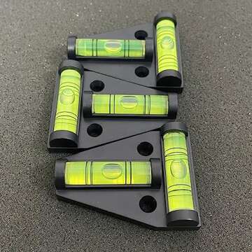 ZUJHPYMI 4Pcs Magnetic T Type RV Levelers, RV Parts Accessories Exterior Leveling Stablilization Levelers, Dual-use with Magnetism and Screws Mounting