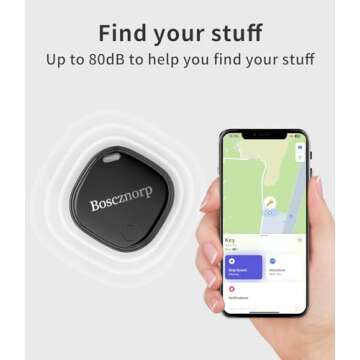 Boscznorp Air Tracker 4 Pack for Easy Item Finding