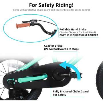 JOYSTAR Kids Bike for Ages 2-12 with Training Wheels