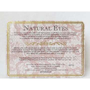 Too Faced Cosmetics, Natural Eye, Neutral Eye Shadow Collection, 0.39 Ounce Net Wt.