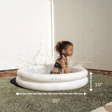 Ali+Oli Inflatable Kiddie Pool for Kids - 35x10 Inches