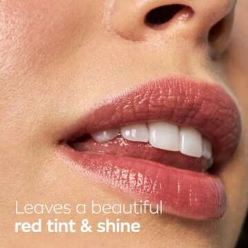 NIVEA Strawberry Lip Care, Tinted Lip Balm Pack with Shea Butter, Nourishing Oils and Vitamin C & E, 3-in-1 Moisture, Repair and Color, 0.17 Oz Stick, Pack of 4