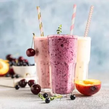 ALINK Biodegradable Paper Straws for Parties and More