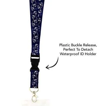 Desert Cactus Lanyard 2-Pack Waterproof Zip Card Ship Pass ID Holder Mens Womens Kids Adult Detachab...