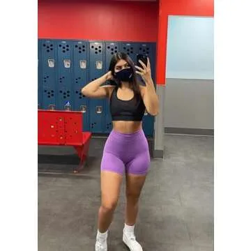 TomTiger Yoga Shorts for Women High Waist Tummy Control