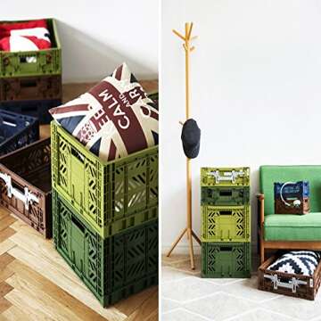 AYKASA Collapsible Storage Bin - Stylish & Versatile