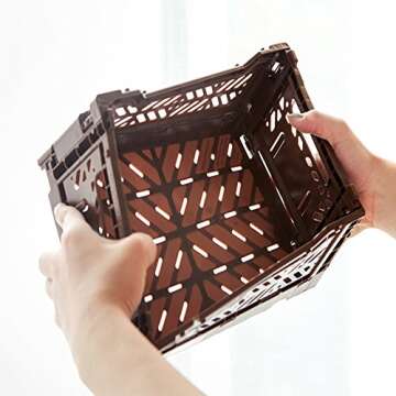 AYKASA Collapsible Storage Bin - Stylish & Versatile