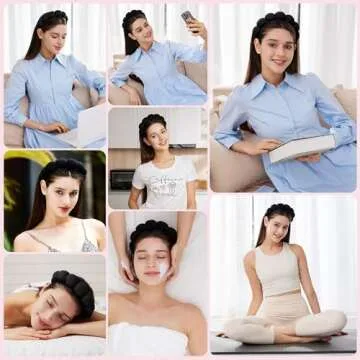 Ztomine Headbands for Women - Spa Headband and Wristband Set - Headband for Washing Face,Facial Mask,Makeup and Skin Care,Gifts for Women and Teen Girl Gifts Trendy Stuff