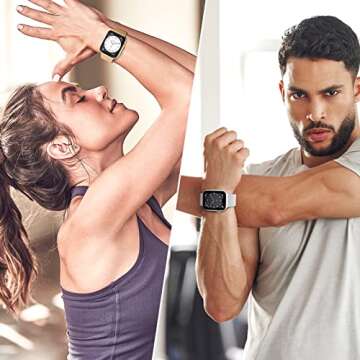 ZALAVER Metal Band Compatible with Apple Watch Bands 38mm 40mm 41mm 42mm 46mm 44mm 45mm 49mm Women Men,Adjustable Magnetic Stainless Steel Mesh Strap for iWatch Ultra/Ultra 2,Series 10 9 8 7 6 5 4 3 2 1 SE