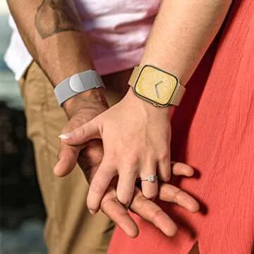 ZALAVER Metal Band Compatible with Apple Watch Bands 38mm 40mm 41mm 42mm 46mm 44mm 45mm 49mm Women Men,Adjustable Magnetic Stainless Steel Mesh Strap for iWatch Ultra/Ultra 2,Series 10 9 8 7 6 5 4 3 2 1 SE