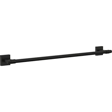 Franklin Brass Maxted Matte Black Towel Bar 24 inch