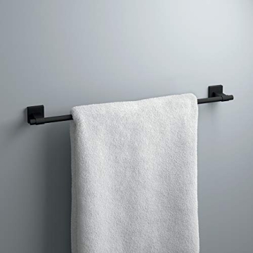Franklin Brass Maxted Matte Black Towel Bar 24 inch