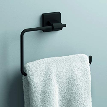 Franklin Brass Maxted Matte Black Towel Bar 24 inch